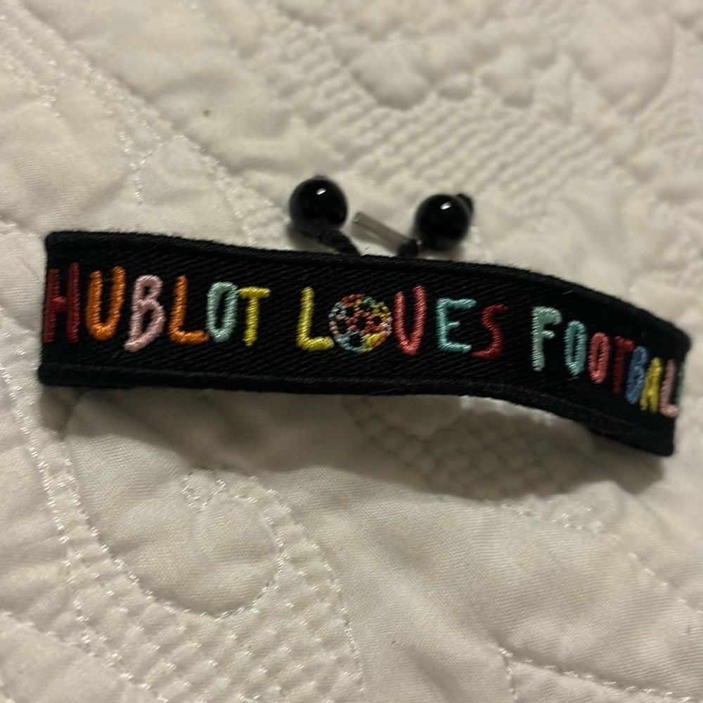 ⚽️ Hublot loves football ⚽️ soccer bracelet adjustable FIFA World Cup